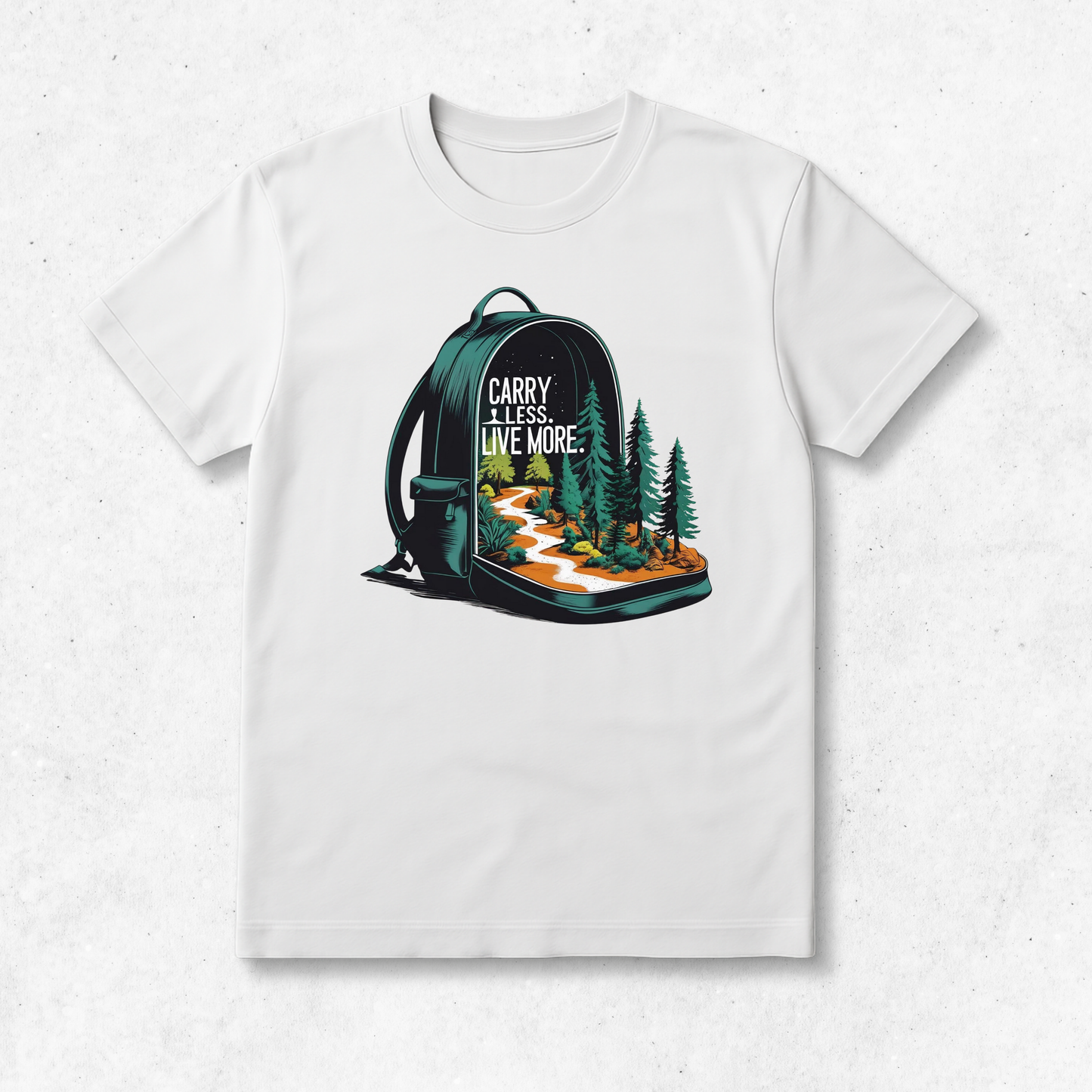 Carry Less. Live More. - T-Shirt