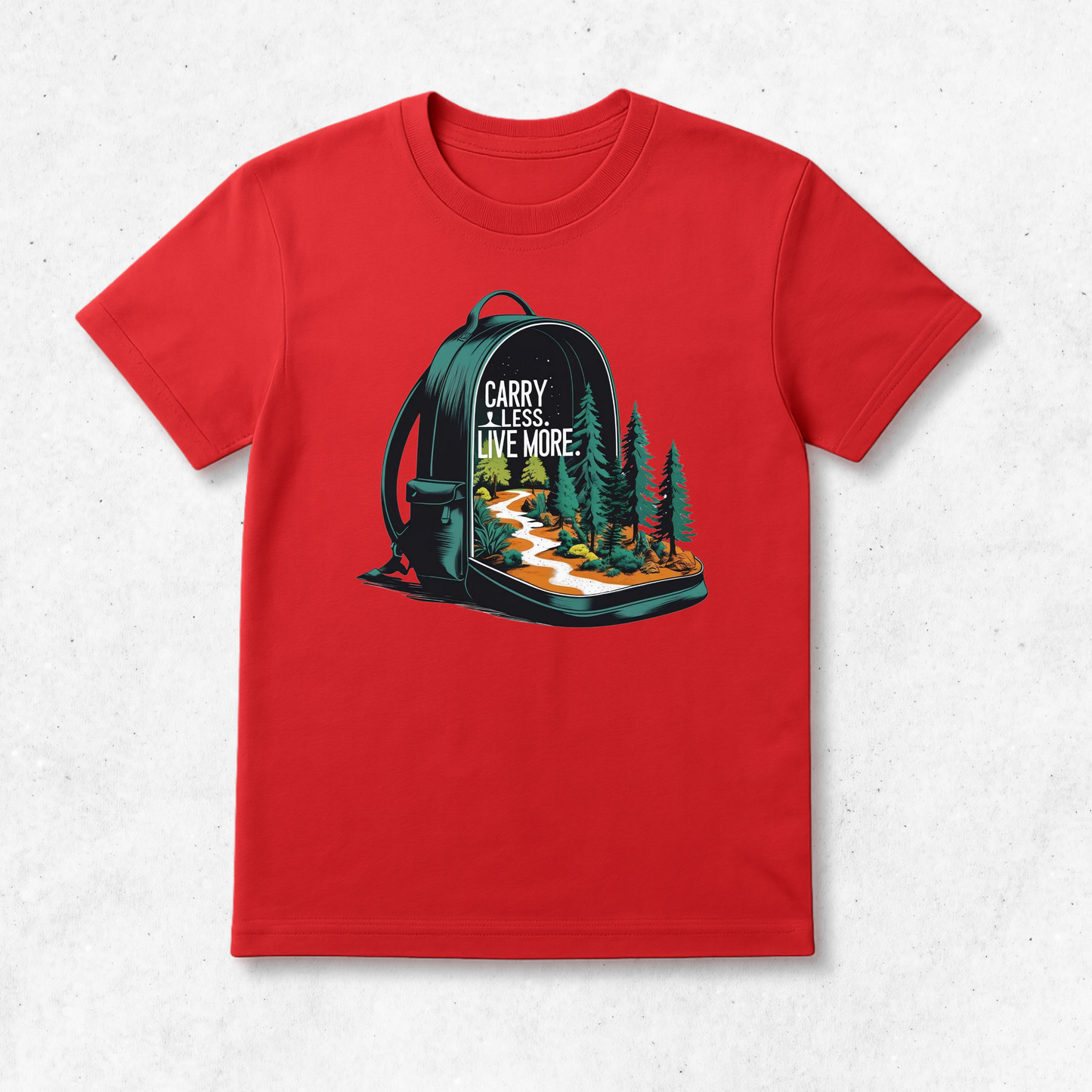Carry Less. Live More. - T-Shirt