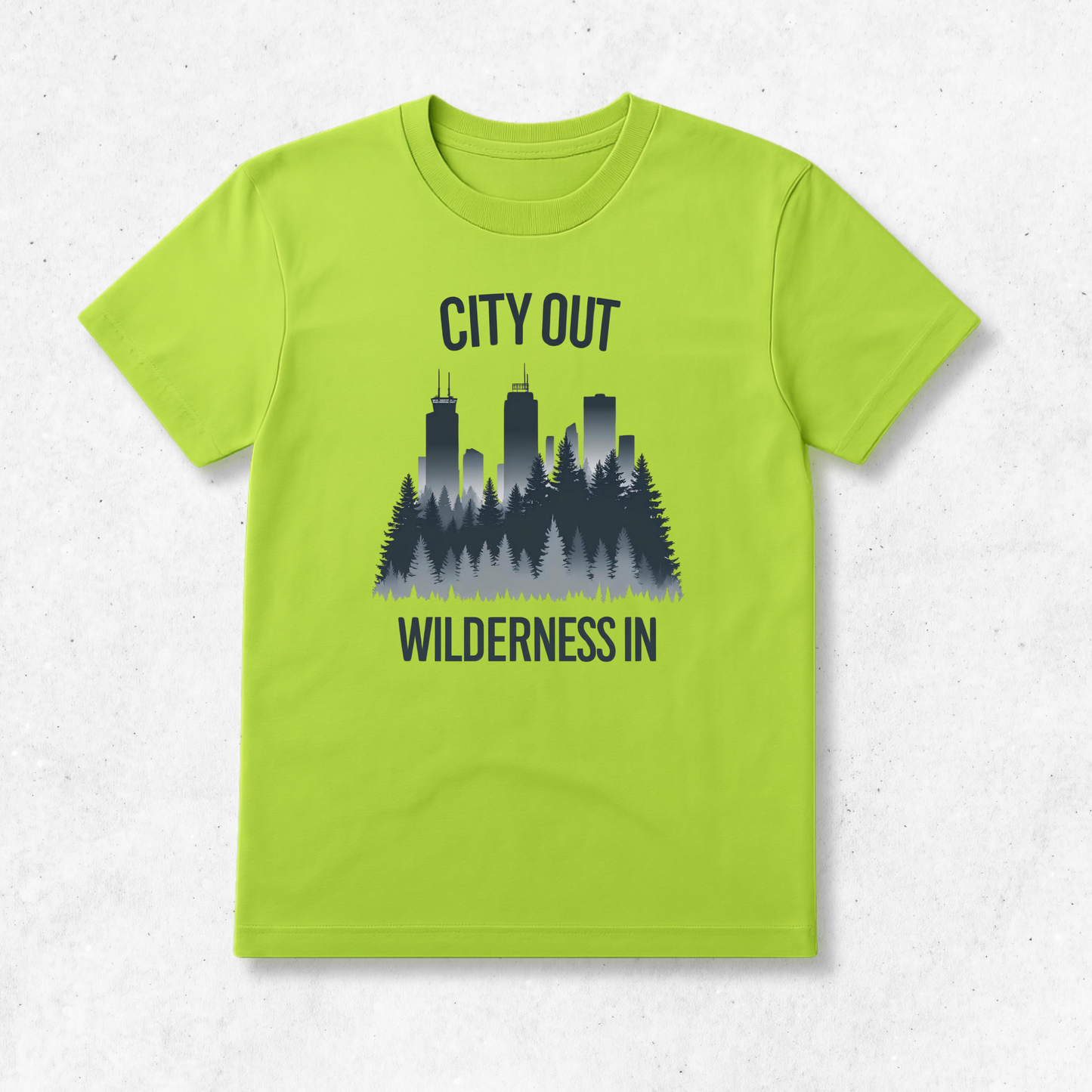 City Out Wilderness In - T-Shirt