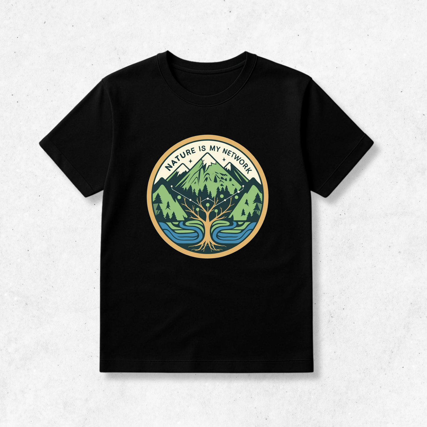 Nature Is My Network - T-Shirt