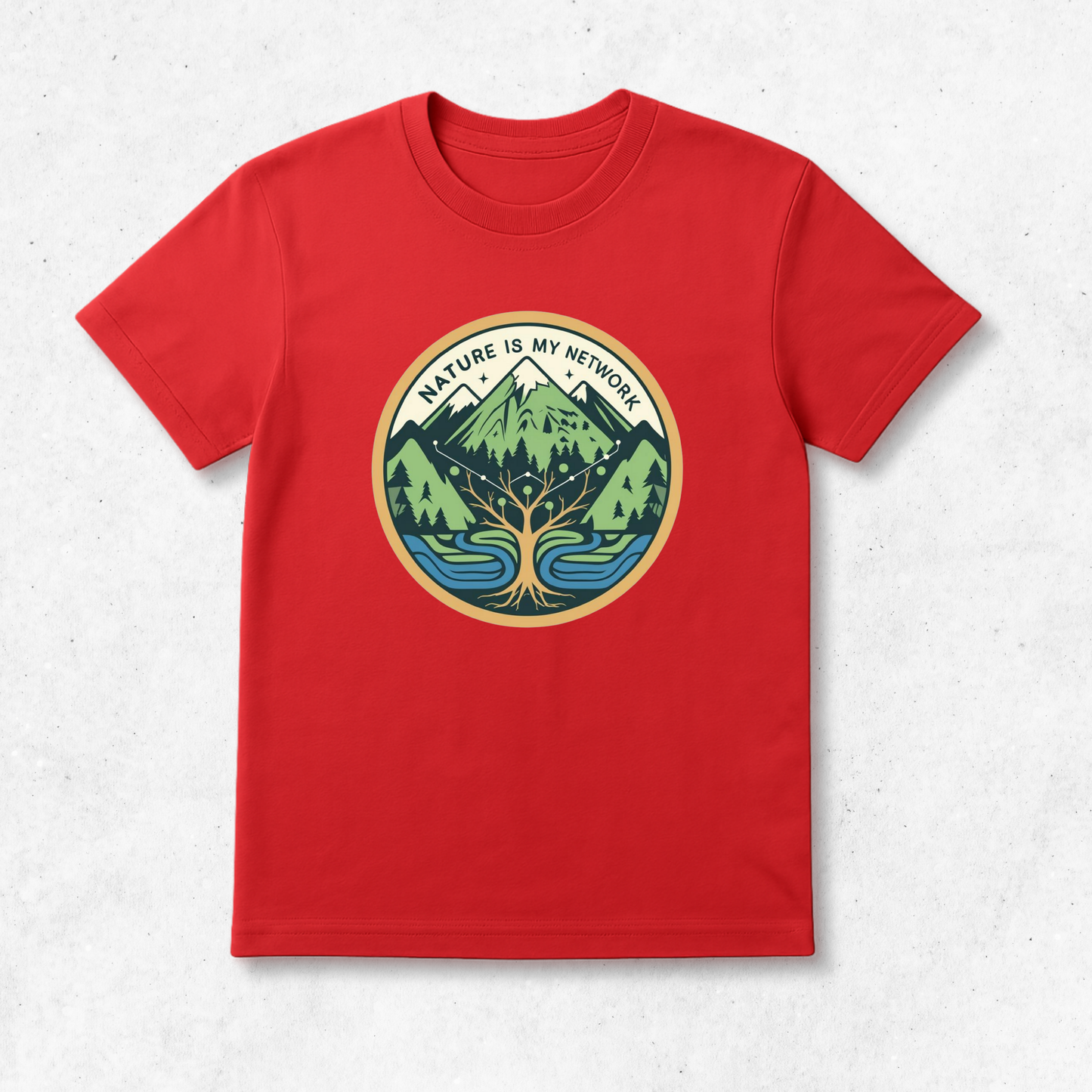 Nature Is My Network - T-Shirt