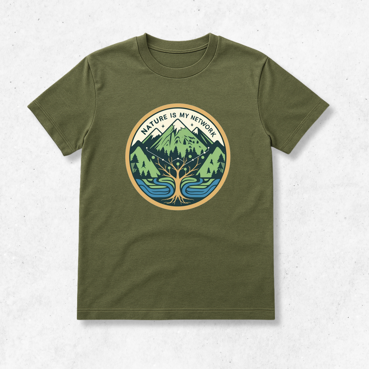 Nature Is My Network - T-Shirt