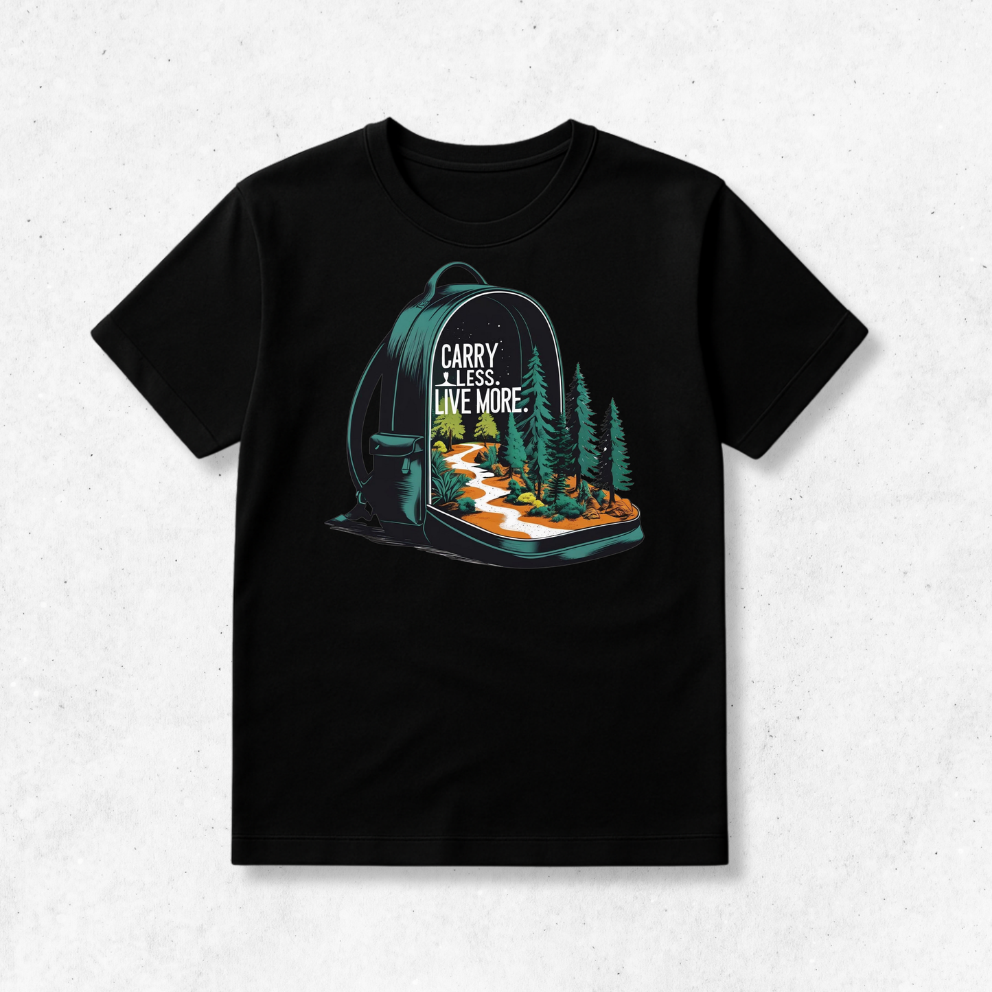 Carry Less. Live More. - T-Shirt