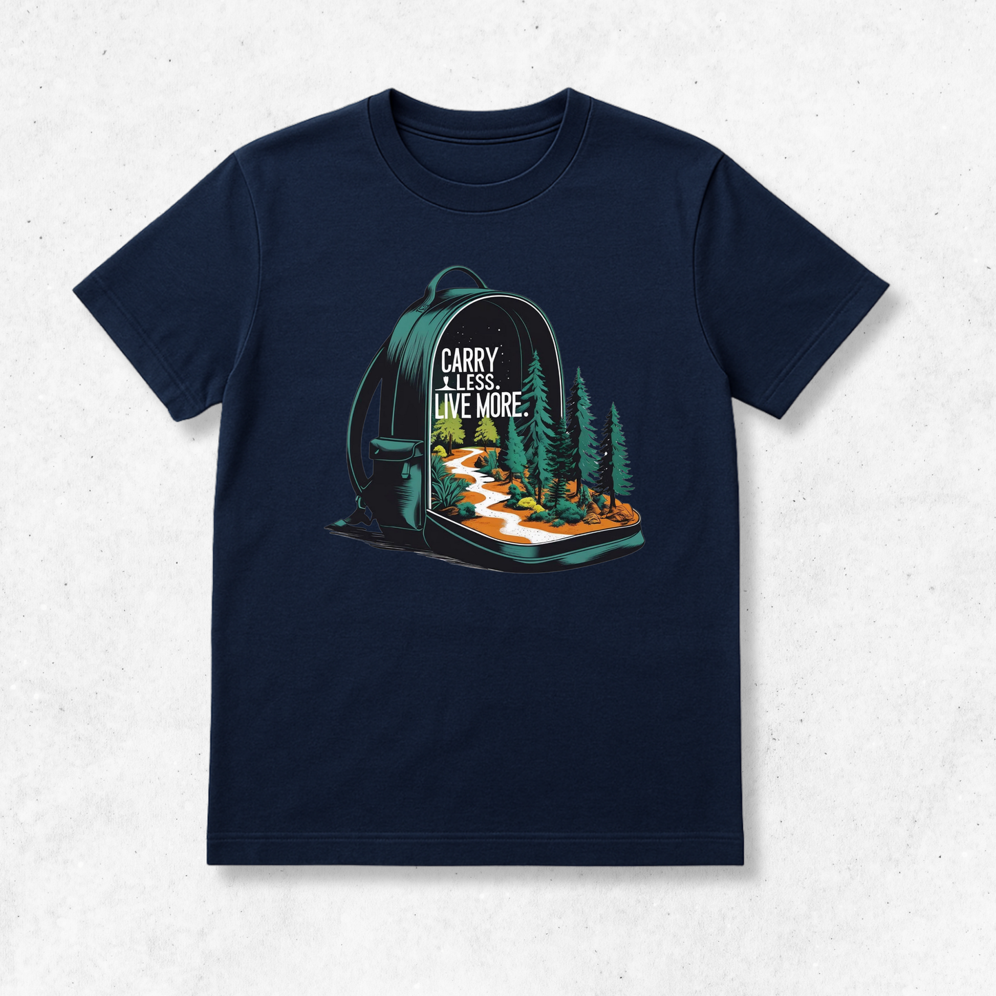 Carry Less. Live More. - T-Shirt
