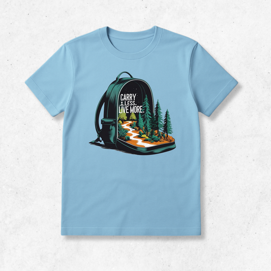 Carry Less. Live More. - T-Shirt