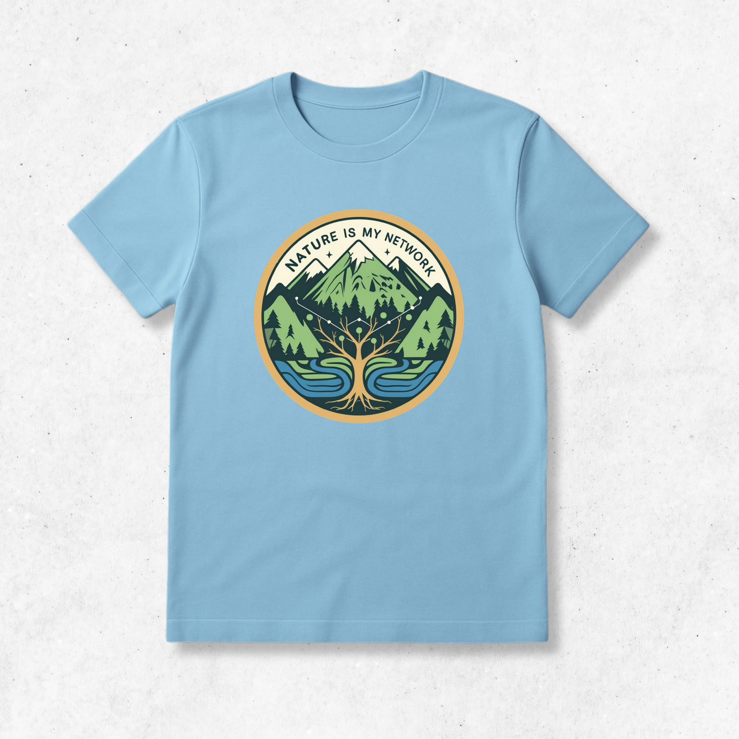 Nature Is My Network - T-Shirt