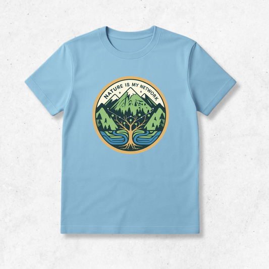 Nature Is My Network - T-Shirt